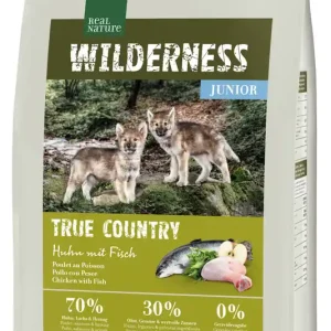 REAL NATURE WILDERNESS Pure Junior Huhn und Fisch 4 kg Echt